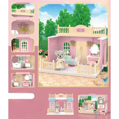 Set dormitor pentru papusi cu mobilier si figurina, Kaveny