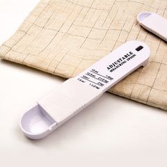 Set doua linguri masurare ajustabile Kaveny, material ABS, 16x3.5x1.6 cm, alb