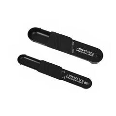 Set doua linguri masurare ajustabile Kaveny, material ABS, 16x3.5x1.6 cm, negru