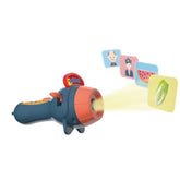 Set Jucarie Educativa, Kaveny, Proiector Tip Lanterna Pentru Copii, 6 Teme, 48 de Imagini, Cutie Depozitare, +3 ani, Albastru