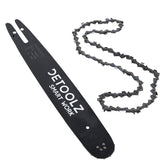 Set lama si lant drujba Detoolz, lungime 14'', pas 3/8'', grosime 1.3mm, 50 pinteni, 25 dinti, full chisel