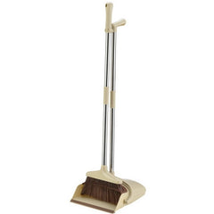 Set matura si faras cu coada, Kaveny, Pentru uz casnic, Plastic/Otel, Maro/Bej, Depozitare verticala, 26x25.5x83 cm