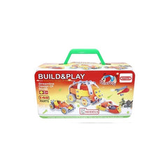 Set pentru construit masini, Kaveny, Educativ si creativ, 148 piese