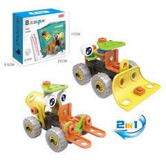 Set pentru construit masini, Kaveny, Educativ si creativ, 46 piese