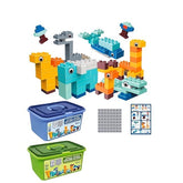 Set piese de constructii pentru copii, Kaveny, Animal series, 134 piese, Multicolor