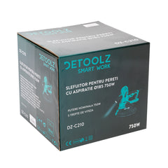 Slefuitor pereti cu aspiratie 750W, 180mm