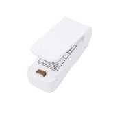 Mini Aparat de Sigilat Pungi cu Baterii, Kadeny, Etansare prin Caldura, Spate Magnetic, Portabil, 9.7x3 cm, Alb