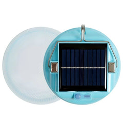Lama Solara, Kaveny, 2in1, Incarcare Solara/USB, LED, din Plastic, 3 Trepte de Intensitate, 100 W, 5V, 13 x 13 x 7 cm, Albastru