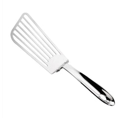 Spatula flexibila Kaveny, Fish Turner, din otel, durabila, cu margini subtiri pentru taiere, pentru carne, oua, peste, multifunctionala, argintiu