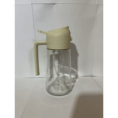 Recipient Ulei 2 in 1, Kadeny, Functie Spray & Turnare, din Sticla, Fara Scurgere, 18.5 x 7.7 cm, 470 ml, Alb