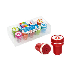 Stampile pentru copii Fiorello, GR-FC-10, 170-2433, cifre, 6 culori, set de 10 modele