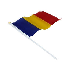 Steag Romania 20x30cm, cu bat plastic, CNX