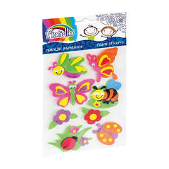 Abtibilduri - fluturi, flori, 28-70mm, gumat, set 8 buc, Fiorello, GR-NP128 / 170-2384