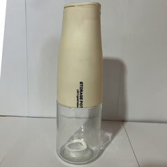 Sticla de Ulei Automata, Kadeny, Sticla pentru Lichide de Bucatarie, 23.7 x 7.25 cm, Volum 550 ml, Alba