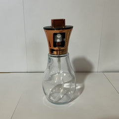 Sticla de ulei cu Pulverizator, Kadeny, Sticla pentru Lichide de Bucatarie, Otet, Sos, 16.7 x 5.2 cm, Volum 200 ml, Roz Gold