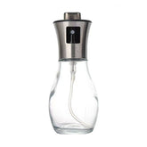 Sticla de ulei cu Pulverizator, Kadeny, Sticla pentru Lichide de Bucatarie, Otet, Sos, 16.7 x 5.2 cm, Volum 200 ml, Gri