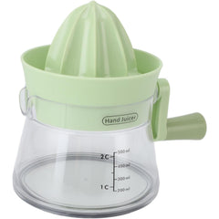Storcator de Citrice Manual, Kadeny, Rezistente, Usor de Folosit si Depozitat, Durabil, Calitativ, 16.5x13cm, Transparent/ Verde