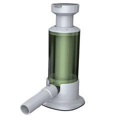 Aparat de Umplut Carnati, Kadeny, Manual Rezistent, Usor de Folosit si Depozitat, Durabil, Calitativ, 4 Tuburi/Marimi Incluse, 26.3 x 11 x 11 cm, Transparent Verde