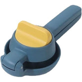 Storcator manual citrice, Kaveny, pentru lamai, portocale, cu actiune dubla, usor de utilizat, material ABS rezistent, 8x10x22 cm, albastru