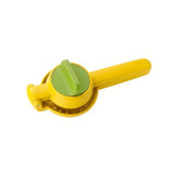 Storcator manual citrice, Kadeny, pentru lamai, portocale, cu actiune dubla, usor de utilizat, material ABS rezistent, 8x10x22 cm, Galben