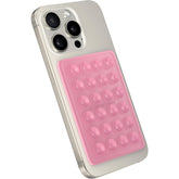 Suport Adeziv Universal, Kadeny, pentru Telefon/Tableta, cu 24 Ventuze, potrivit pentru Tik-Tok/Selfie/Vizionare Video, din Silicon, 8 x 5.5 x 1 cm, Roz