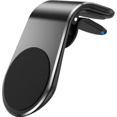 Suport auto Kadeny, cu magneti puternici neodim, pentru telefon, tableta, gps, cu prindere pe grila de ventilatie, Negru