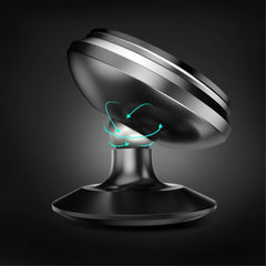 Suport auto Kadeny magnetic rotire 360 grade V2 pentru telefon, Negru
