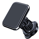 Suport Auto pentru Telefon, Kadeny, MagSafe, cu Magnet, Prindere Grila de Ventilatie, Detalii Fine, Rotativ 360 de Grade, Plastic Magnet Silicon, 5.1x3.9 cm, Negru