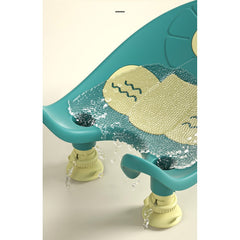 Suport de Baie Bebelusi, Kadeny, 0-12 luni, Montare pe Chiuveta/Lavoar/Cada, Ventuze Antiderapante cu Intaltime Reglabila, 50 x 24 x 12.5 cm, Verde