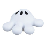 Suport de Baie, Kadeny, Multifunctional, pentru Periute/Cabluri, din PVC, cu Ventuza, Model Manusa Mickey Mouse, 7 x 6.5 cm, Alb