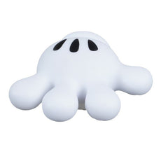 Suport de Baie, Kadeny, Multifunctional, pentru Periute/Cabluri, din PVC, cu Ventuza, Model Manusa Mickey Mouse, 7 x 6.5 cm, Alb