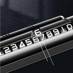 Suport numar de telefon cu odorizant Kadeny pentru parcare Negru