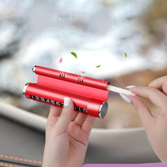 Suport numar de telefon cu odorizant Kadeny pentru parcare Rosu