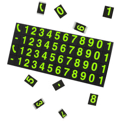 Suport numar telefon Kadeny, afisaj parcare numar telefon/parcare temporara, Negru