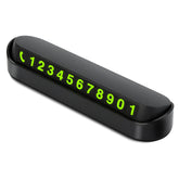 Suport numar telefon Kadeny, afisaj parcare numar telefon/parcare temporara, Negru