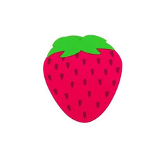 Suport pentru Pahar, Kadeny, Model Capsuna, din PVC, 10 x 12 cm, Rezistent la Caldura, Rosu