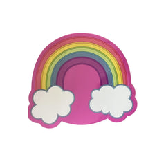 Suport pentru Pahar, Kadeny, Model Curcubeu, din PVC, 18.5 x 18.5 cm, Rezistent la Caldura, Multicolor