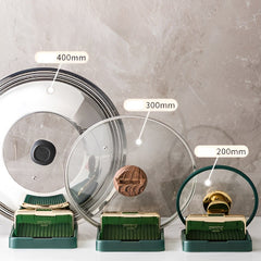 Suport Pliabil, Kadeny, pentru Capace, Linguri, Multifunctional, Plasare pe Blatul de Bucatarie, 18.9x16.2x2.6 cm, Verde