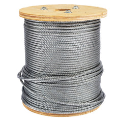 Tambur cablu otel zincat Micul Fermier, diametru 3mm, lungime 100m