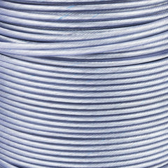 Tambur cablu otel zincat Micul Fermier, plastifiat, diametru 2-3.5mm, lungime 100m