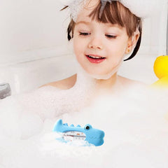 Termometru pentru Baie, Kadeny, Plutitor, Rezistent la apa, Multifunctional, Model Crocodil, 2.7x6.5x3.7 cm, Albastru