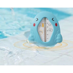 Termometru pentru Baie, Kadeny, Plutitor, Rezistent la apa, Multifunctional, Model Gaina, 10.5x10.5x2.5 cm, Albastru