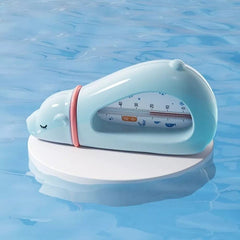Termometru pentru Baie, Kadeny, Plutitor, Rezistent la apa, Multifunctional, Model Urs Polar, 15x7.5x4 cm, Albastru