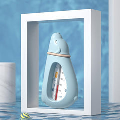 Termometru pentru Baie, Kadeny, Plutitor, Rezistent la apa, Multifunctional, Model Urs Polar, 15x7.5x4 cm, Albastru