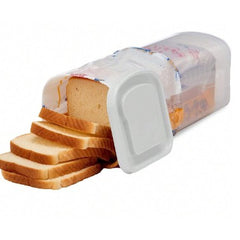Cutie Depozitare Paine, Kadeny, din Plastic, 34 x 13 cm, Pastreaza Prospetimea, Capac Alb