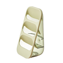 Suport - Organizator pentru Tacamuri, Kadeny, 3 Compartimente, Suport pentru Cosmetica, Ustensile, Material PP Durabil, 33 x 16 x 15 cm Verde