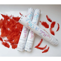 Tub de Confetti, Kaveny, Model Pene, 27 cm, Make It Fly, Rosu