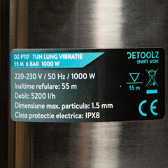 Tun lung de adancime 55m 6 bar 1000W 5200 l/h