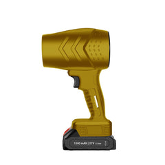 Suflanta de Aer Multifunctionala Portabila, Kadeny, Incarcare Auto, pentru Gratar, Masina, Indepartare Frunze si Praf, 1500 mAh, Viteta de Rotatie 25000 RPM, 2 Baterii de Li si Incarcator, Buton Lateral, Bej