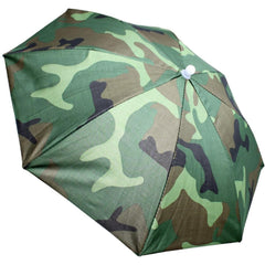 Umbrela de Cap, Kaveny, Diametru 69 cm, Snur Reglabil de Cap, Protectie UV/Ploaie, Camuflaj